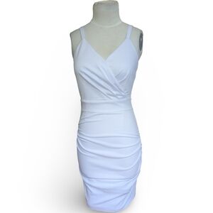 ✨ CURLBIUTY Spaghetti Strap Bodycon Dress ✨Size: Small | Colour: White